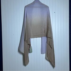 La Fiorentina Women’s Scarf Wraps 🧣 NWT Brown Purple One Size Wool Silk